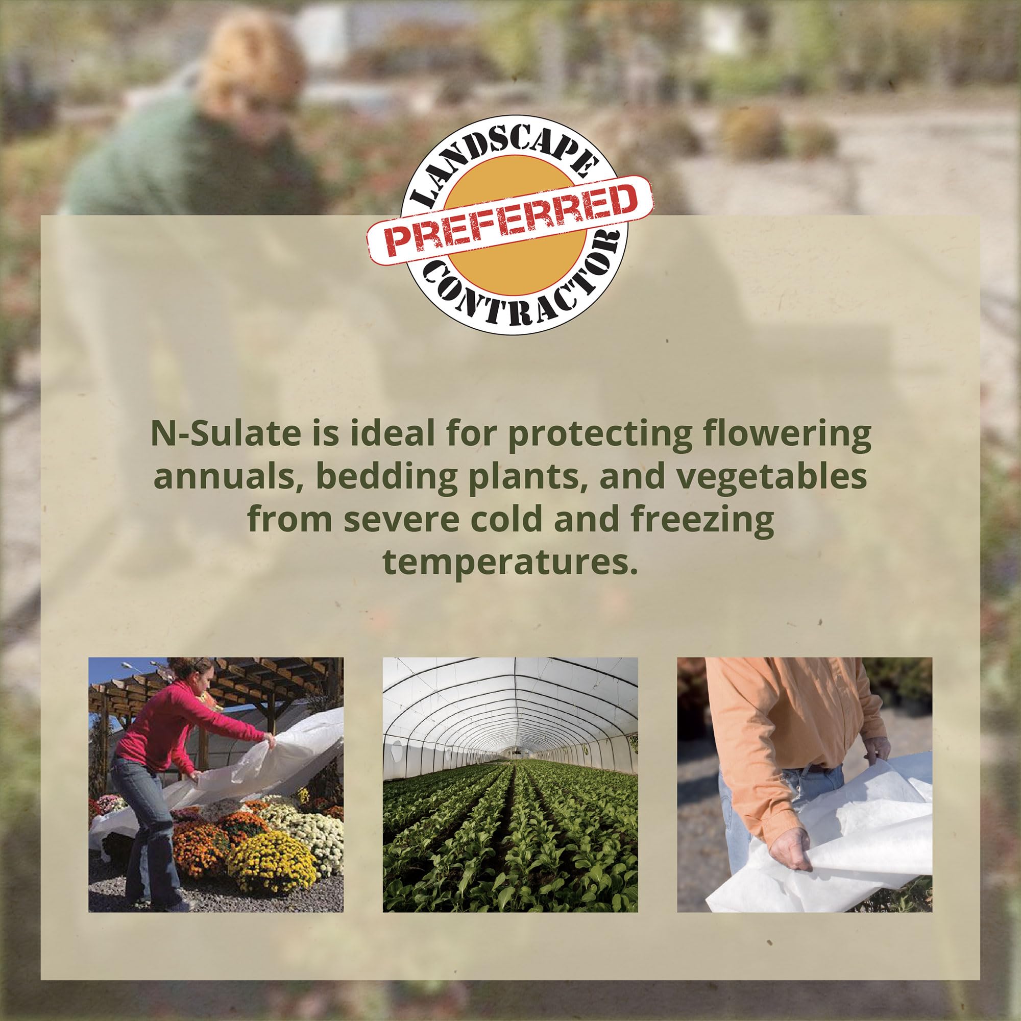 Dewitt N-Sulate Plant Cover Fabric 1.5 oz, 12 x 250 Feet – Frost Cloth Blanket for Vegetables, Flowers, Fruit Trees, Tomatoes, Raised Garden Beds, and Outdoor Winter Freeze Protection - Image 3