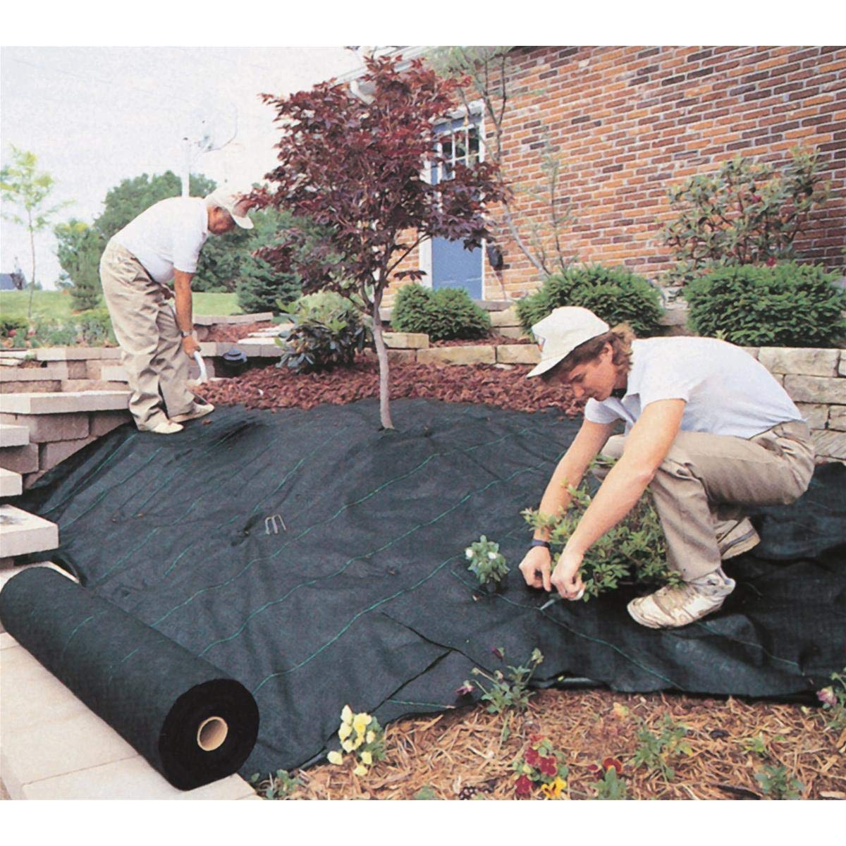 Dewitt Professional Max Weed Control, 4.1 oz, Black, 5' x 250' - Commercial-Grade Landscape Barrier & Ground Cover Fabric for Gardening & Erosion Management - Image 7